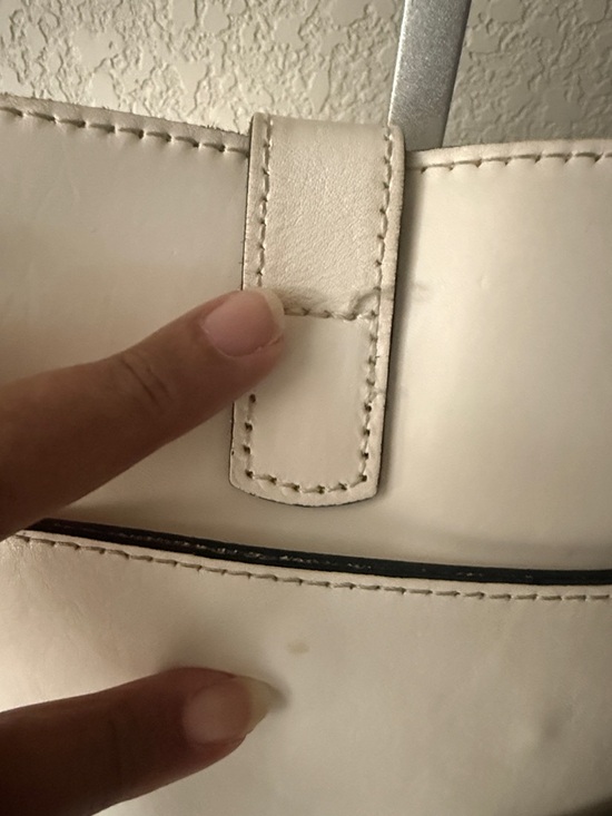 Patricia Nash White Leather Crossbody Bag with Card Holder - Picture 10 of 12